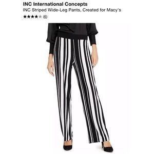 INC International Concepts
INC Striped Wide-Leg Pants, Created for Macy's